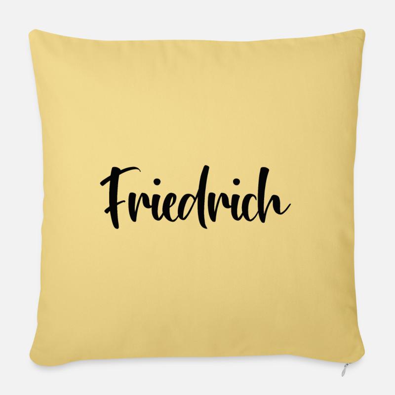 Friedrich - Sofakissenbezug 45 x 45 cm - Hellgelb