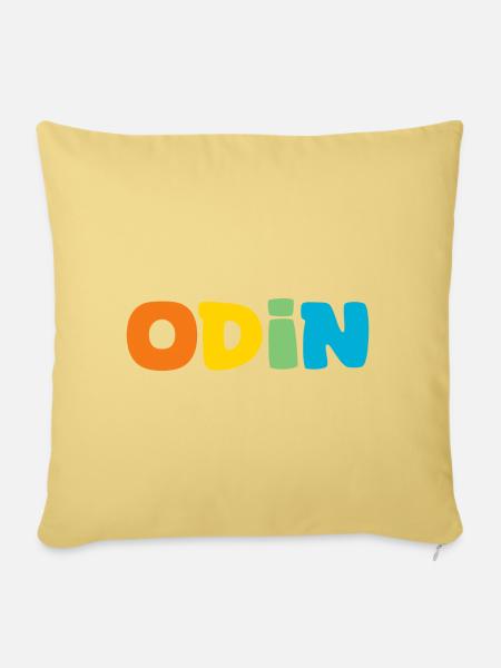 Name - Odin - Sofakissenbezug 45 x 45 cm - Hellgelb