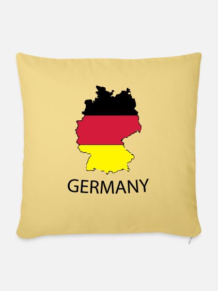 germany - Sofakissenbezug 45 x 45 cm - Hellgelb