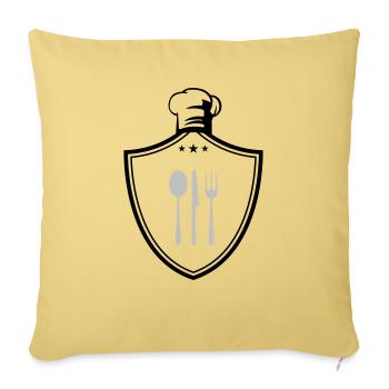 Koch Symbol Coat of Arms - Sofa pillowcase 17,3'' x 17,3'' (45 x 45 cm) - washed yellow - Front