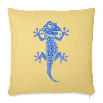 Gecko - Sofakissenbezug 45 x 45 cm - Hellgelb - Vorne