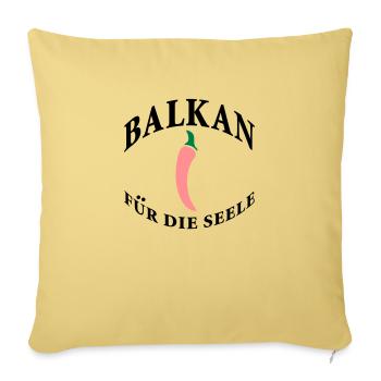 balkan für die seele - Sofakissenbezug 45 x 45 cm - Hellgelb - Vorne