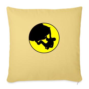 Climber - Boulder - Sofakissenbezug 45 x 45 cm - Hellgelb - Vorne
