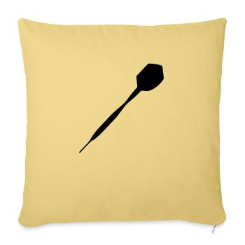 Darts Darts Dartboard Darts Darts Player Sport 3 - Sofa pillowcase 17,3'' x 17,3'' (45 x 45 cm) - washed yellow - Front