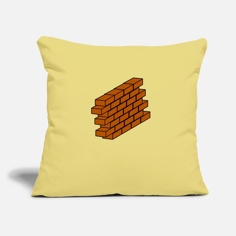 Brick wall Sofa pillowcase 17,3'' x 17,3'' (45 x 45 cm)