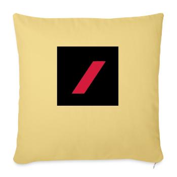grade pompier 1ere classe - Housse de coussin décorative 45 x 45 cm - jaune délavé - Devant
