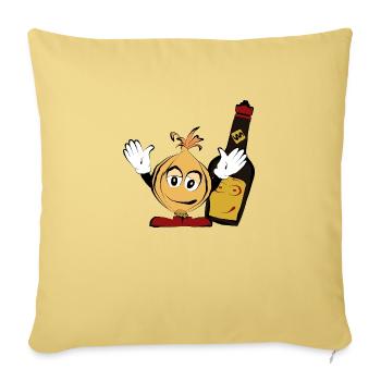 Retterduo - Sofakissenbezug 45 x 45 cm - Hellgelb - Vorne