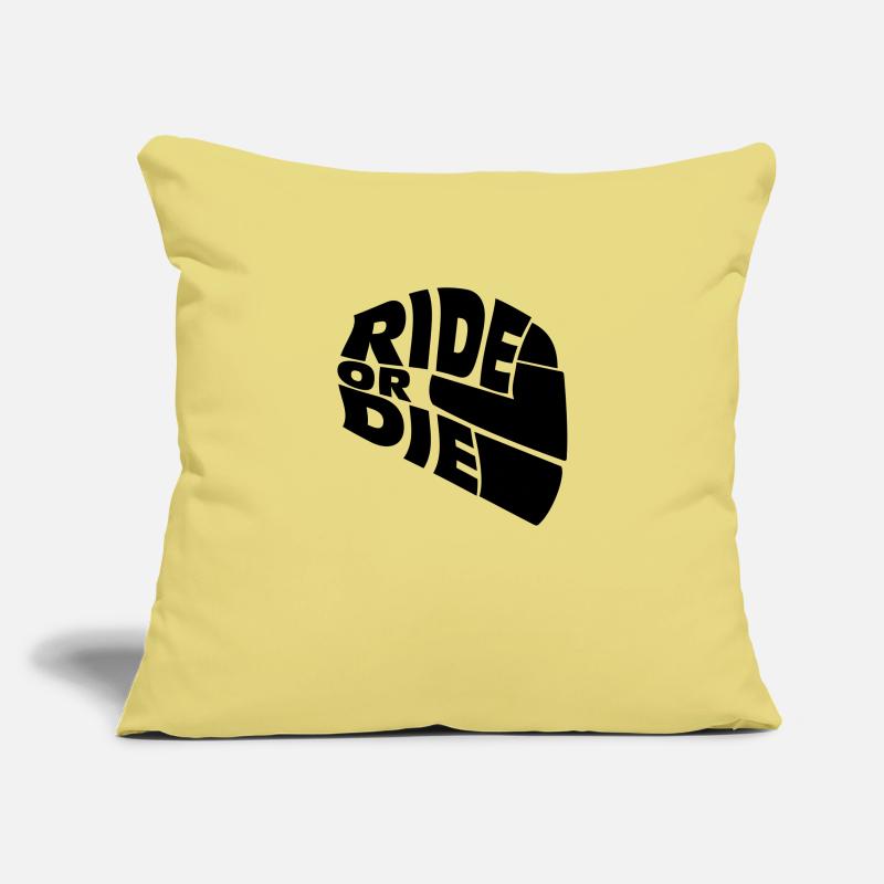 Helm der Loyalität: Reite oder stirb Sofakissenbezug 45 x 45 cm
