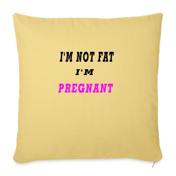 enceinte - Housse de coussin décorative 45 x 45 cm - jaune délavé - Devant