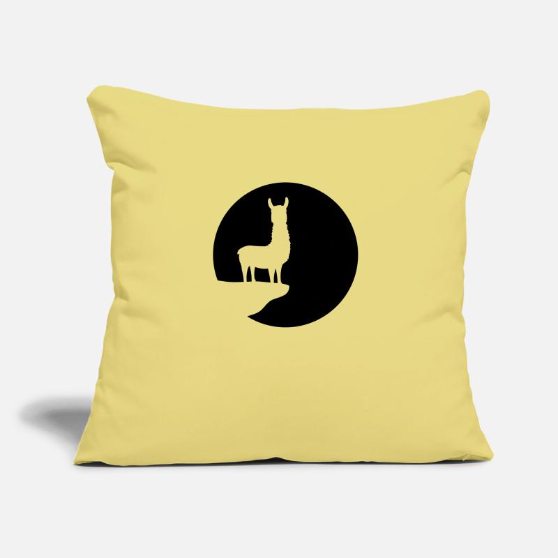 cool moon night sun circle round cliff mountain silho Sofa pillowcase 17,3'' x 17,3'' (45 x 45 cm)