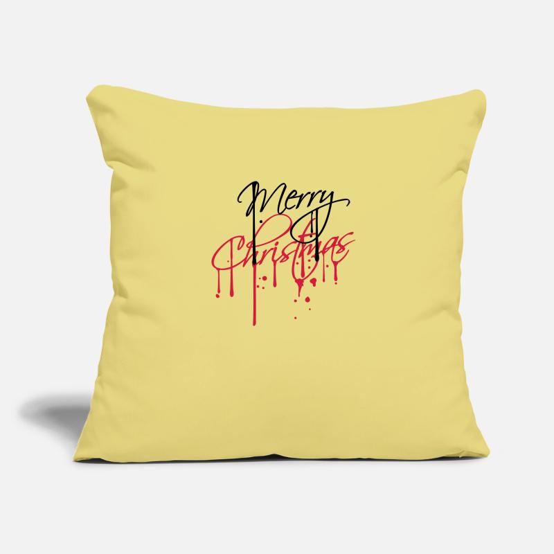 drop graffiti spray stamp merry christmas white Sofa pillowcase 17,3'' x 17,3'' (45 x 45 cm)