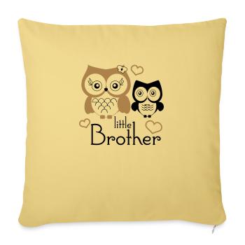 Little Brother - Sofa pillowcase 17,3'' x 17,3'' (45 x 45 cm) - washed yellow - Front