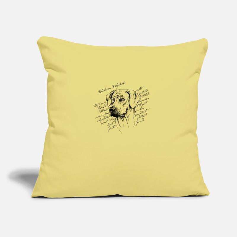 Rhodesian Ridgeback Housse de coussin décorative 45 x 45 cm