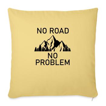 Bouldering Climbing Climbing - Sofa pillowcase 17,3'' x 17,3'' (45 x 45 cm) - washed yellow - Front