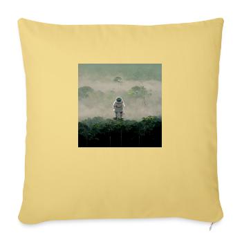 Lonely Voyager 076 - Sofakissenbezug 45 x 45 cm - Hellgelb - Vorne