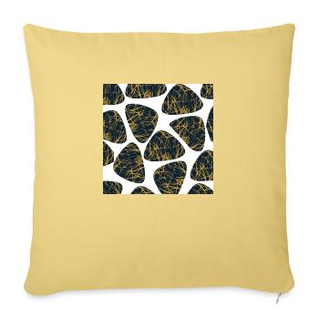 vêtement et accessoire - Housse de coussin décorative 45 x 45 cm - jaune délavé - Devant