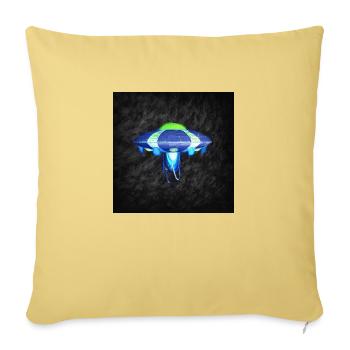 UFO - Sofa pillowcase 17,3'' x 17,3'' (45 x 45 cm) - washed yellow - Front