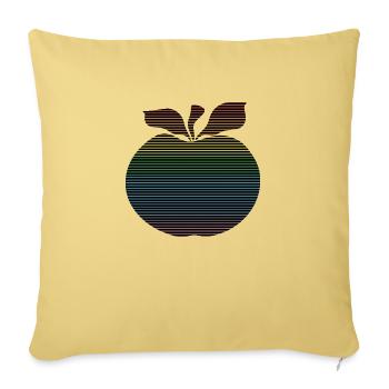 Apfel - Sofakissenbezug 45 x 45 cm - Hellgelb - Vorne