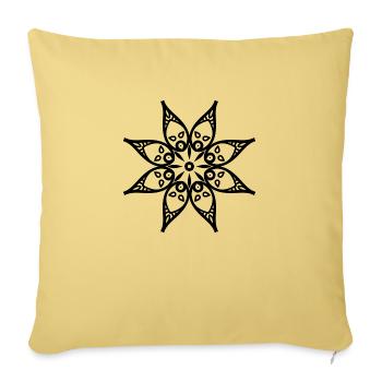 Florist Flower Plant Nature Gardener - Sofa pillowcase 17,3'' x 17,3'' (45 x 45 cm) - washed yellow - Front