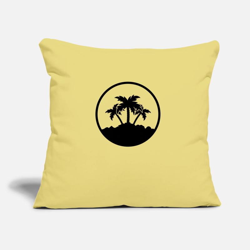 Conception de paume Housse de coussin décorative 45 x 45 cm