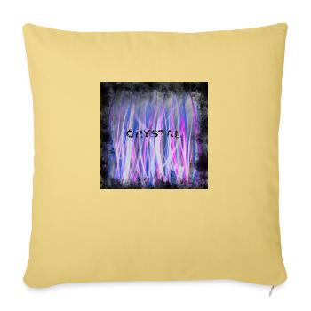 Crystal Blaze - Sofakissenbezug 45 x 45 cm - Hellgelb - Vorne