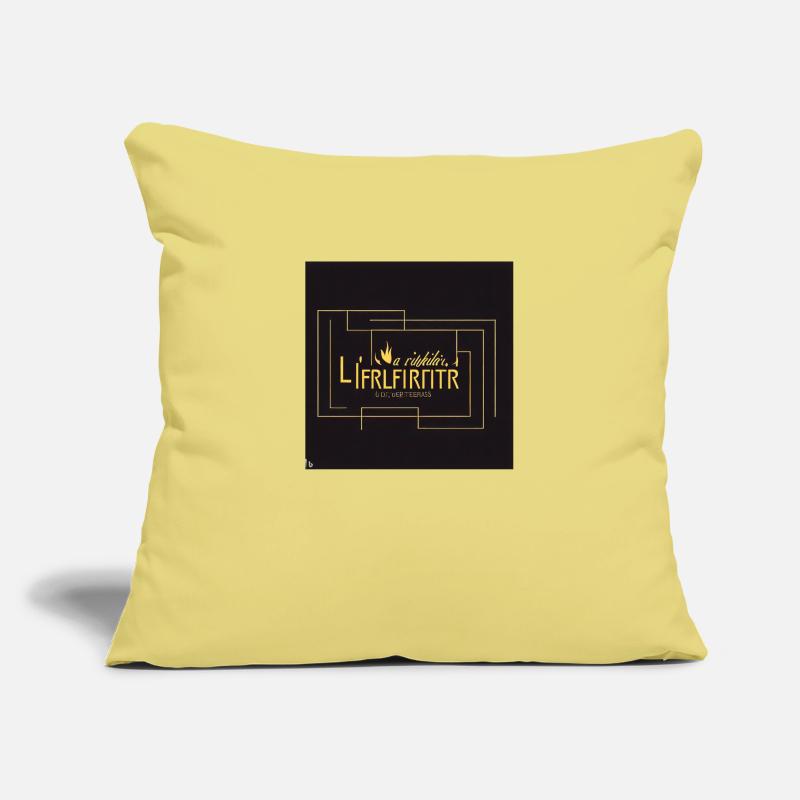 Conception épurée Housse de coussin décorative 45 x 45 cm