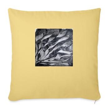 Bild Schwarz Weiß - Sofakissenbezug 45 x 45 cm - Hellgelb - Vorne