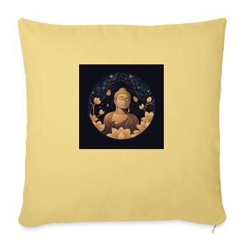 Buddha Artwork Classic - Sofakissenbezug 45 x 45 cm - Hellgelb - Vorne