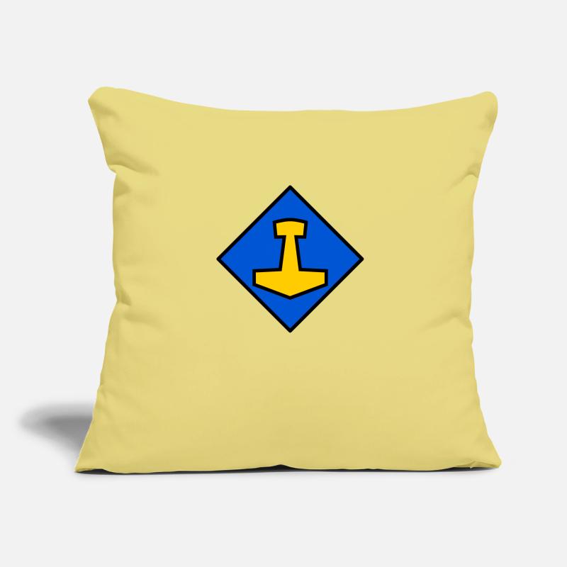 Mjölnir Housse de coussin décorative 45 x 45 cm