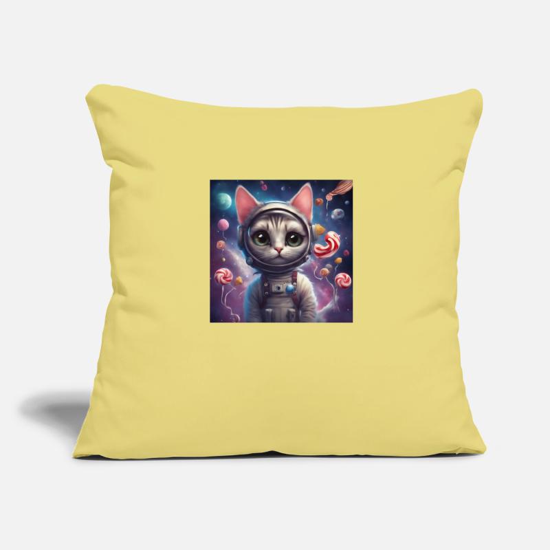 Chat Chat Chat Housse de coussin décorative 45 x 45 cm