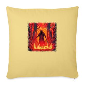 baby gift animals sayings birthday present - Sofa pillowcase 17,3'' x 17,3'' (45 x 45 cm) - washed yellow - Front