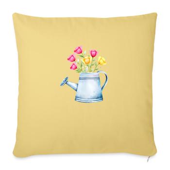 Blume Hobbygärtner Gärtner Geschenk Blumen Garten - Sofakissenbezug 45 x 45 cm - Hellgelb - Vorne