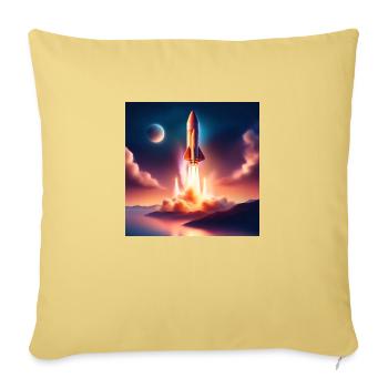 Apollo IV - Sofakissenbezug 45 x 45 cm - Hellgelb - Vorne