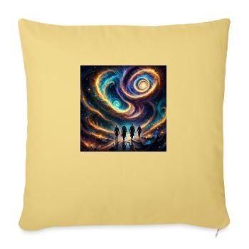 Space travel - Sofakissenbezug 45 x 45 cm - Hellgelb - Vorne