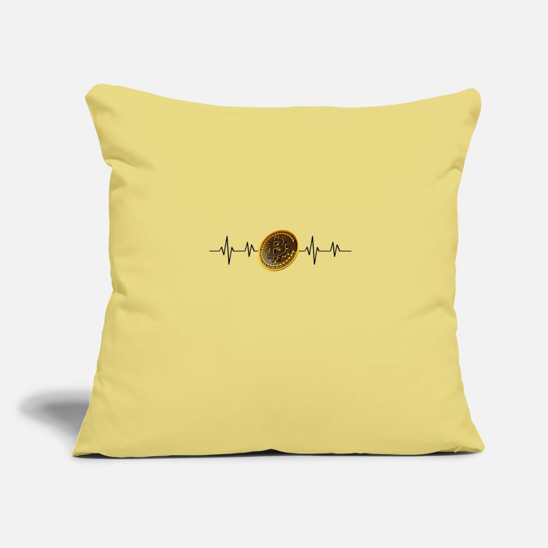 Bitcoin Pulse Sofa pillowcase 17,3'' x 17,3'' (45 x 45 cm)