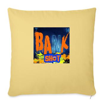BANK SHOT CHEMISTRY - Housse de coussin décorative 45 x 45 cm - jaune délavé - Devant