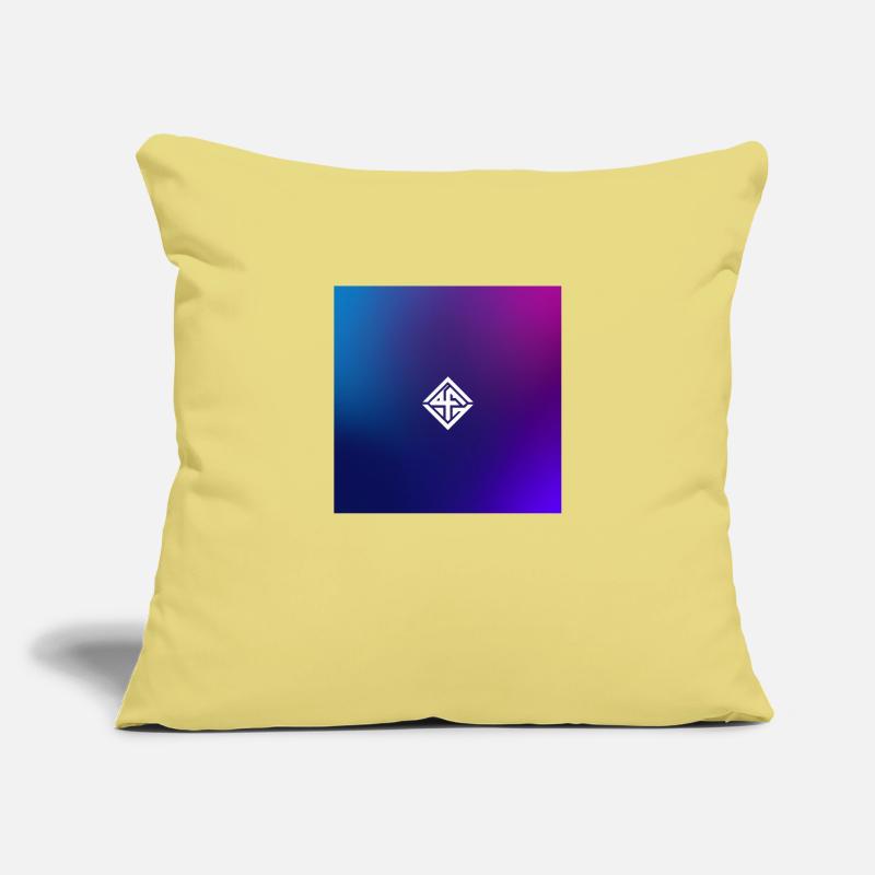 Conception de couleur de beauté. Housse de coussin décorative 45 x 45 cm