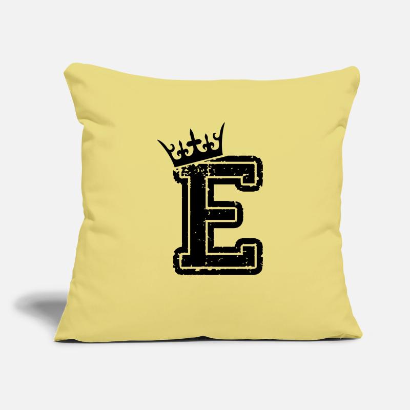 buchstabe_e_king Housse de coussin décorative 45 x 45 cm