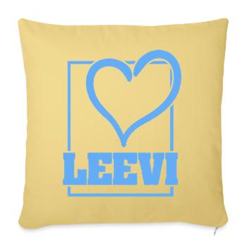 JGA Leevi - Sofakissenbezug 45 x 45 cm - Hellgelb - Vorne