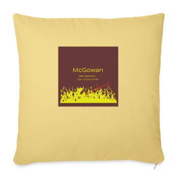 mcgowan - Sofa pillowcase 17,3'' x 17,3'' (45 x 45 cm) - washed yellow - Front