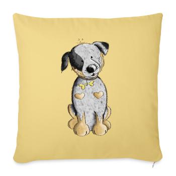 Süßer Australian Cattle Dog - Sofakissenbezug 45 x 45 cm - Hellgelb - Vorne