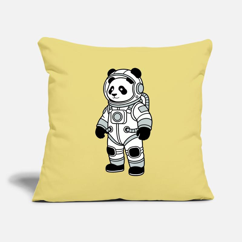 Combinaison spatiale panda bear Housse de coussin décorative 45 x 45 cm
