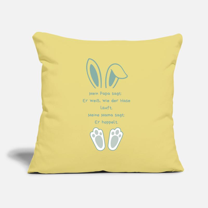 Wie der Hase läuft – oder auch nicht! Sofakissenbezug 45 x 45 cm