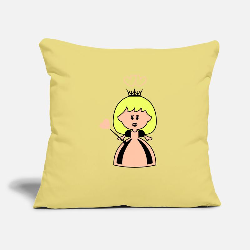 amour de princesse Housse de coussin décorative 45 x 45 cm