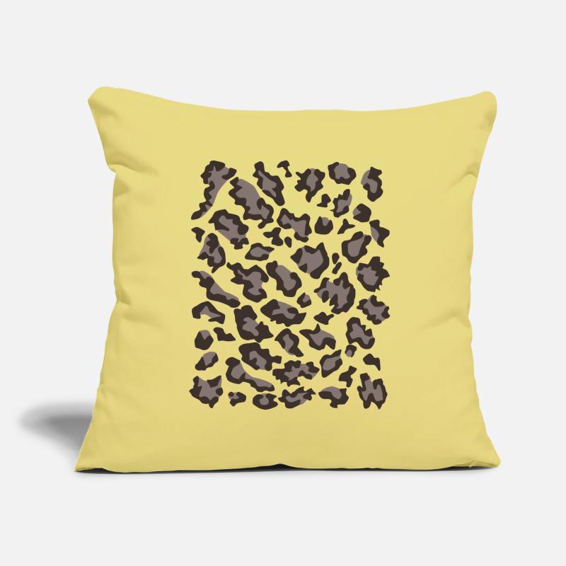 Snow leopard pattern dark Sofa pillowcase 17,3'' x 17,3'' (45 x 45 cm)