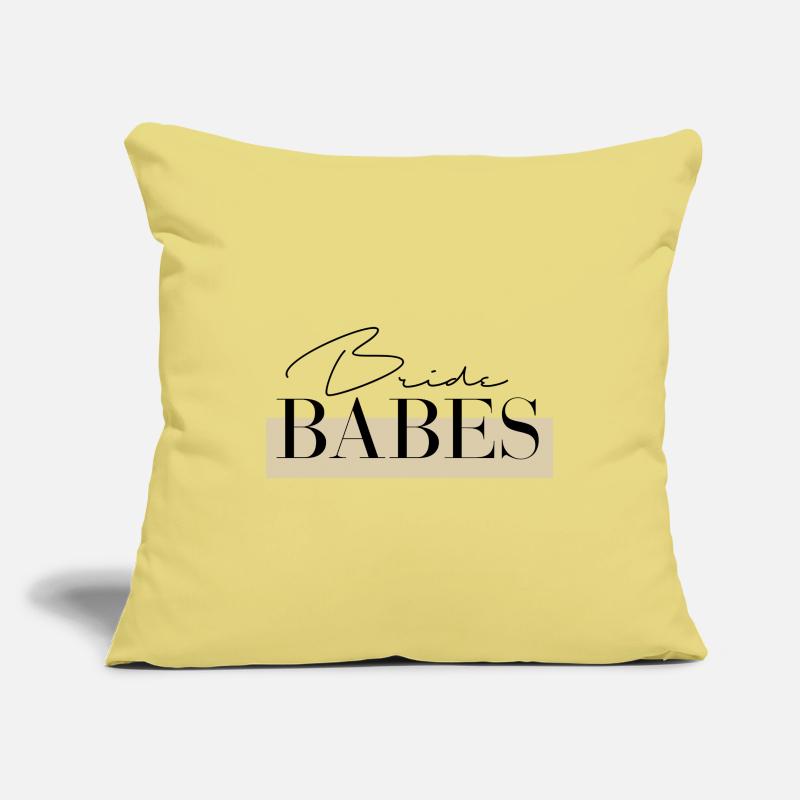 Bride Babes - Crew der Braut - Team Bride Squad Sofakissenbezug 45 x 45 cm