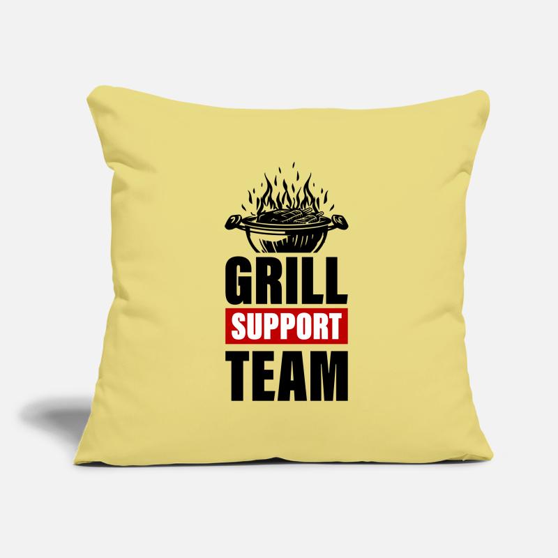Grill Support Team Grilling Sofa pillowcase 17,3'' x 17,3'' (45 x 45 cm)