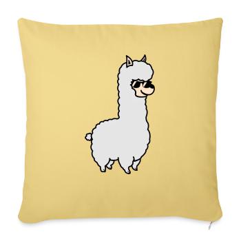 Alpaca Cool - Sofakissenbezug 45 x 45 cm - Hellgelb - Vorne