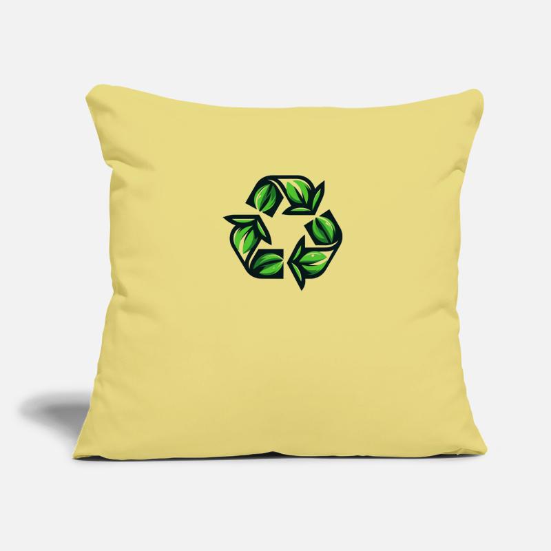 Fogli riciclati Copricuscino per divano, 45 x 45 cm