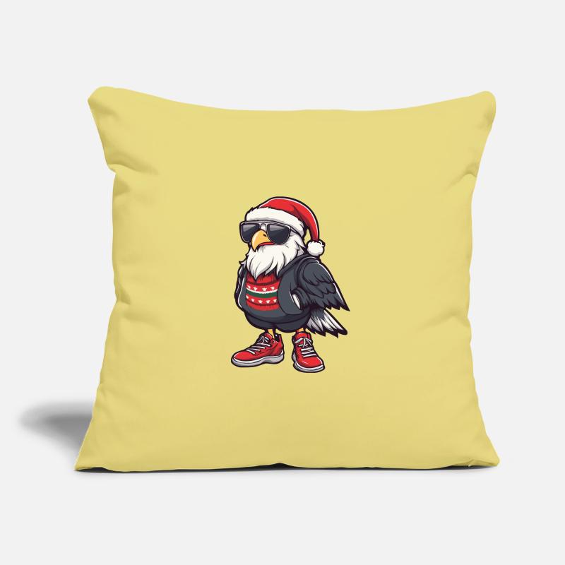 Eagle Christmas Comic Cool Sofa pillowcase 17,3'' x 17,3'' (45 x 45 cm)